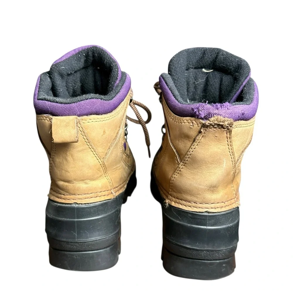 Kamik Nation Waterproof Thinsulate Lace Up Suede Winter Snow Boots - Size 6